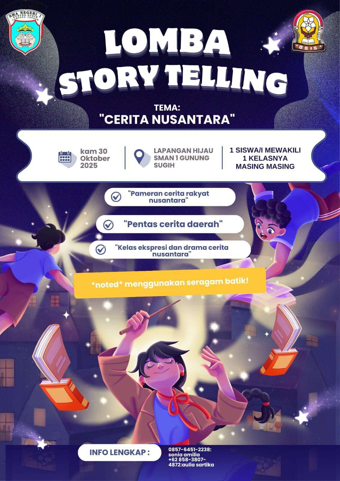 BULAN BAHASA SMAN 1 GUNUNG SUGIH 30 - 31 OKTOBER 2025